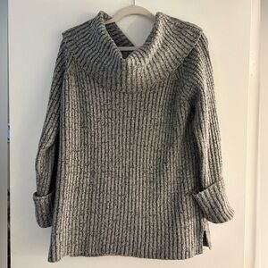 RD Style Gray Ribbed Sweater